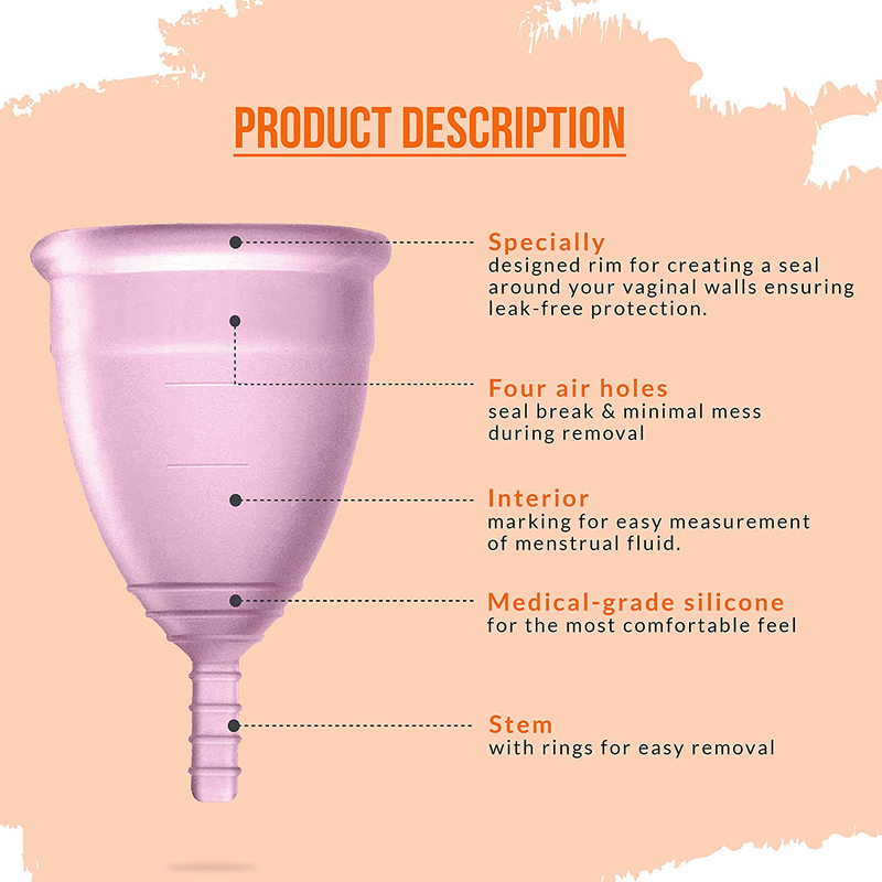 Sirona Reusable Menstrual Cup for Women, 10 Pieces