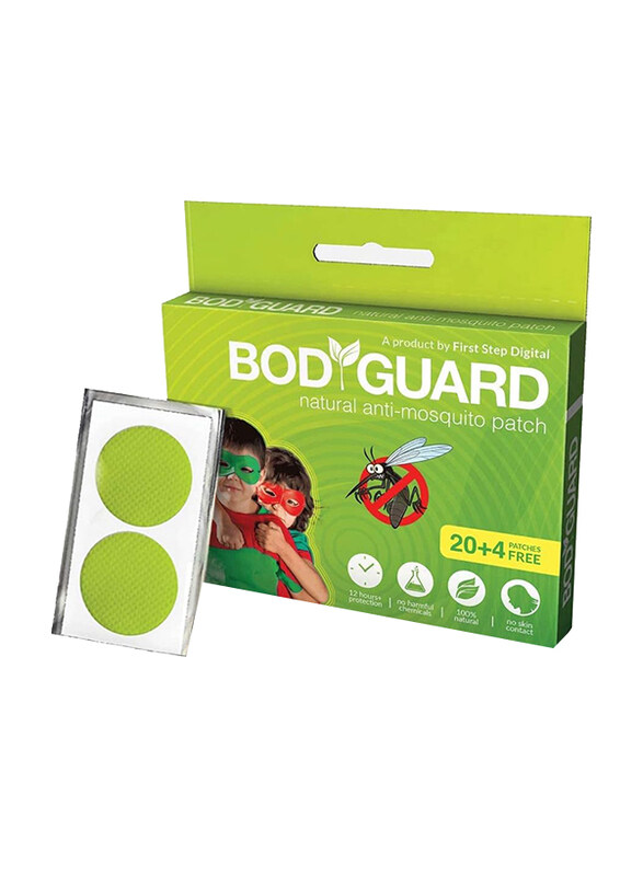 

BodyGuard 24 Patches Premium Natural Anti Mosquito Repellent Patches