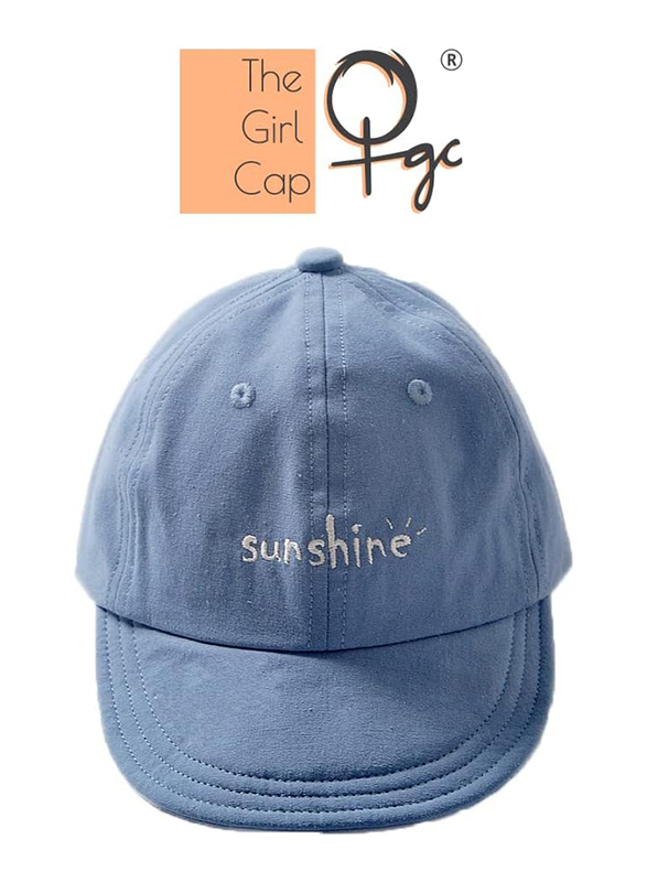 The Girl Cap Durable Sunshine Cap For Girls, Blue