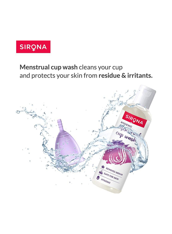 Sirona Natural Menstrual Cup Wash, 100ml