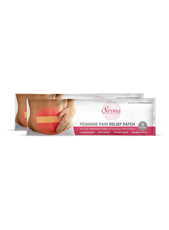 

Sirona Herbal Period Pain Relief, 10 Patches