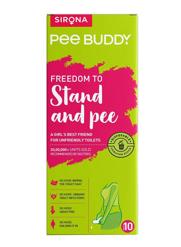 PeeBuddy Disposable Female Urination Device, 10 Funnels