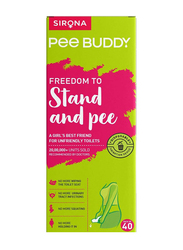 PeeBuddy Female Urination Device, 2 x 40 Funnels