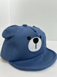 Wonder Kids durable bear caps, Adventurous Bear Caps are perfect for Beach, Travelling and outdoor activities, Comfortable for Kids and Versatile for any clothing styles, Blue