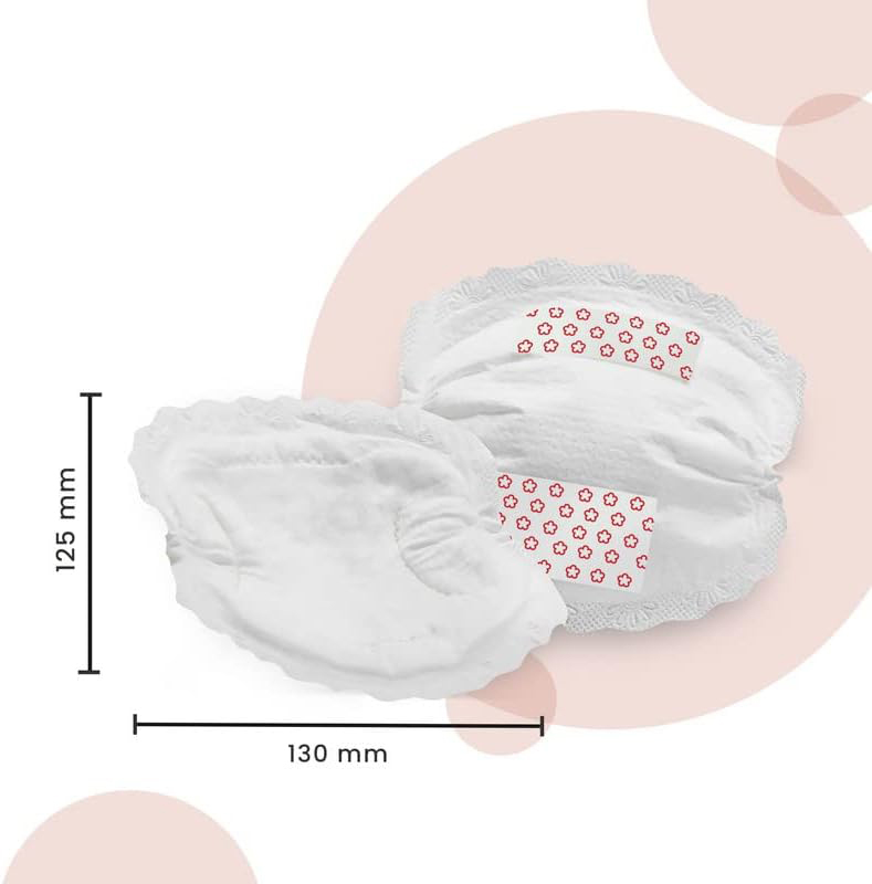 Sirona Disposable Maternity and Nursing Breast Pads for Women, 72 Pads, White