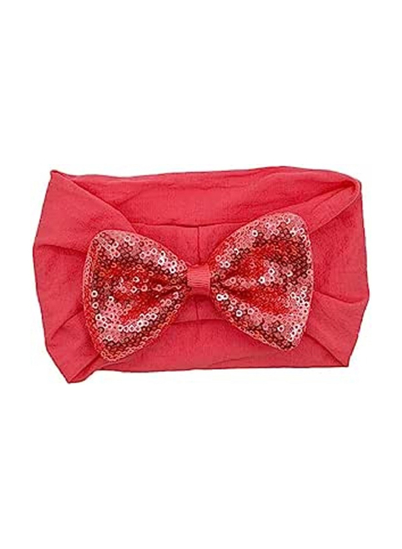The Girl Cap Sequence Headband For Baby Girls, Red