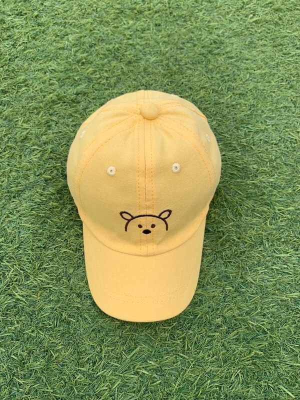 The Girl Cap Sun UV Protection Lightweight Adjustable Summer Beach Teddy Cute Sport Cap, Yellow