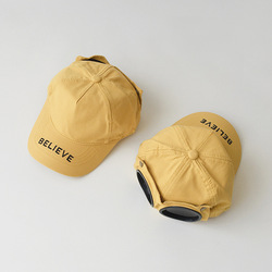 Wonder Kids durable believe caps, Adventurous Caps with unique style are perfect for Beach, Travelling and outdoor activities, Comfortable for Kids, Yellow
