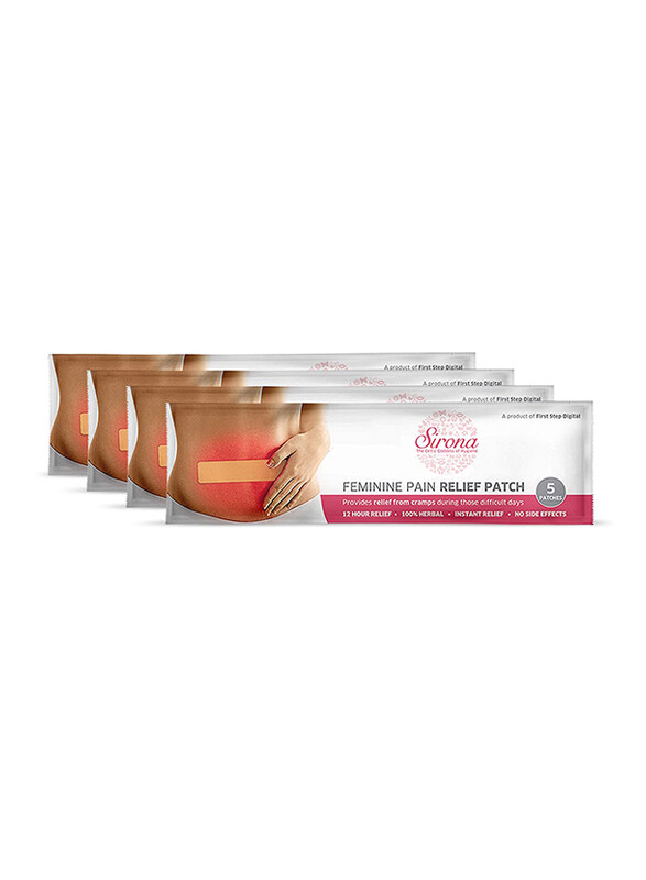 

Sirona Herbal Period Pain Relief, 20 Patches