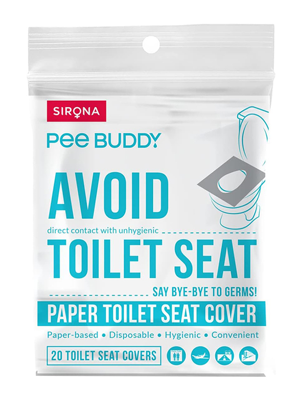 PeeBuddy Toilet Paper Seat Cover, 20 Pieces