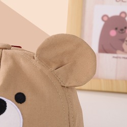 Wonder Kids durable bear caps, Adventurous Bear Caps are perfect for Beach, Travelling and outdoor activities, Comfortable for Kids and Versatile for any clothing styles, Beige