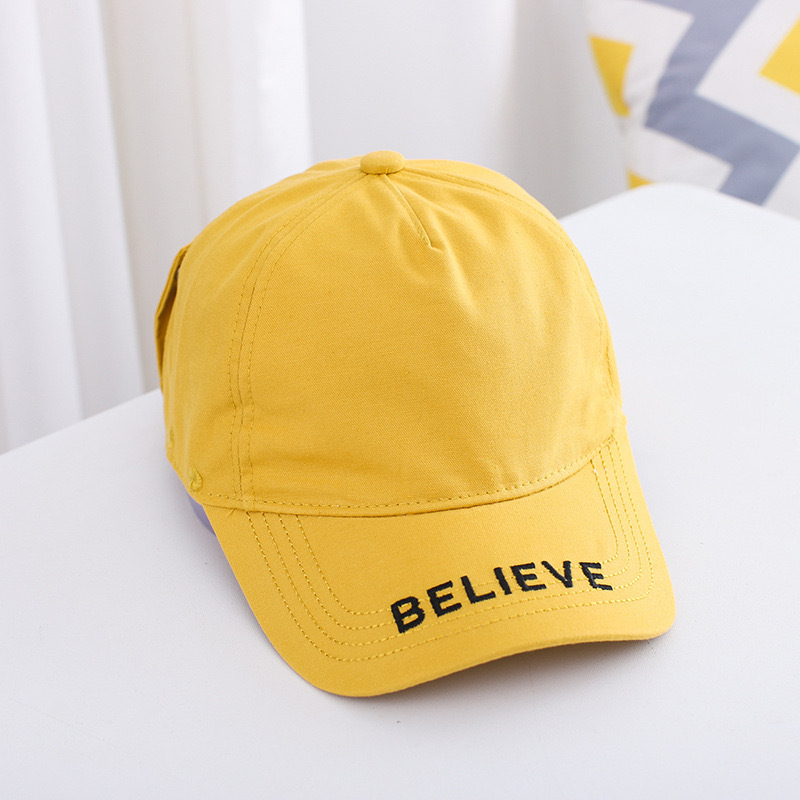 Wonder Kids durable believe caps, Adventurous Caps with unique style are perfect for Beach, Travelling and outdoor activities, Comfortable for Kids, Yellow