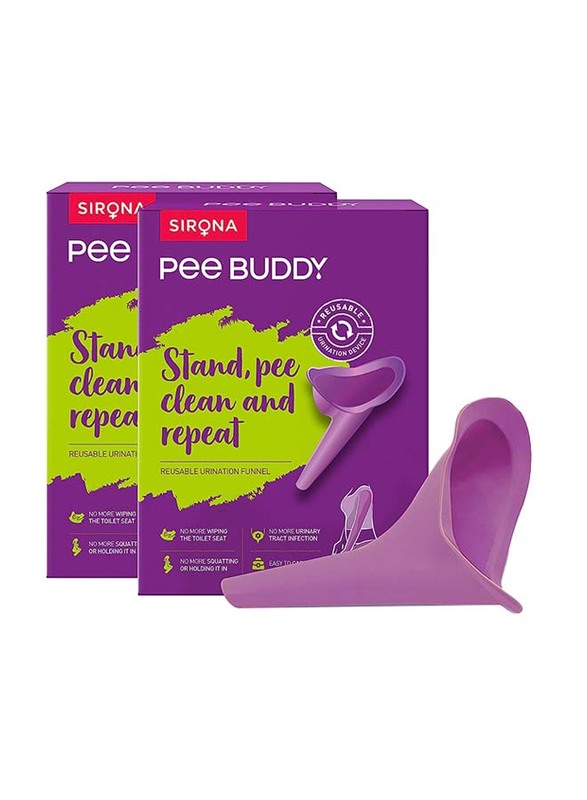 PeeBuddy Reusable Portable Female Urination Device, 2 Pieces