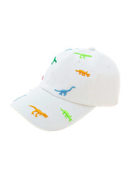 The Girl Cap Durable Dinosaur Cap For Girls, White