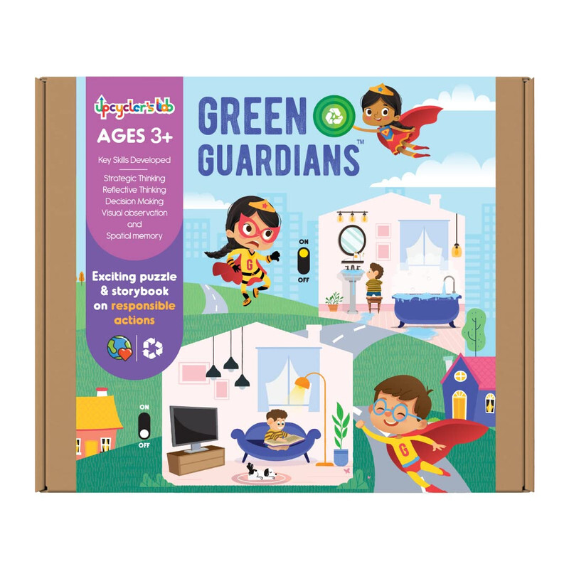 BUY RESPONSIBLY Discover Heroes in Action with Green Guardians Kids Board game, Fun, Educational, and Eco-Friendly Adventure for Young Explorers