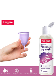 Sirona Reusable Menstrual Small Cup for Women, 100ml