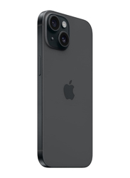 Apple iPhone 15 256GB Black, Without FaceTime, 6GB RAM, 5G, Single Sim Smartphone, UAE Version