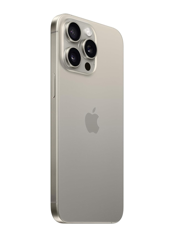 Apple iPhone 15 Pro Max 512GB Natural Titanium, Without FaceTime, 8GB RAM, 5G, Single Sim Smartphone, UAE Version