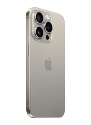Apple iPhone 15 Pro 128GB Natural Titanium, Without FaceTime, 8GB RAM, 5G, Single Sim Smartphone, UAE Version