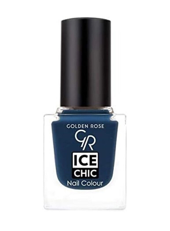 

Golden Rose Ice Chic Nail Polish, No. 71, Blue