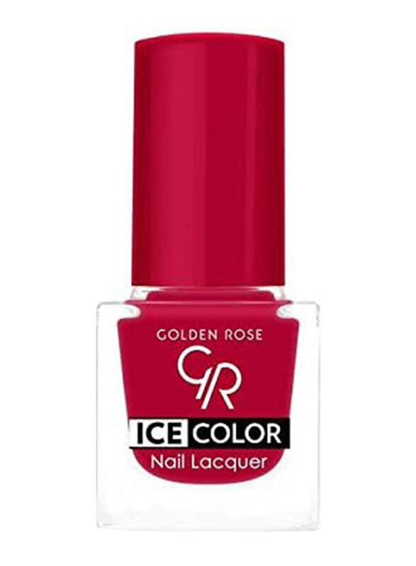 

Golden Rose Ice Color Nail Polish, No. 125, Red