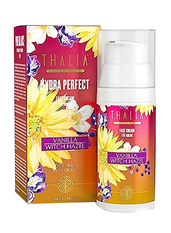 

Thalia Vanilla & Witch Hazel Revitalizing 15 SPF Face Cream for Dry Skin, 50ml