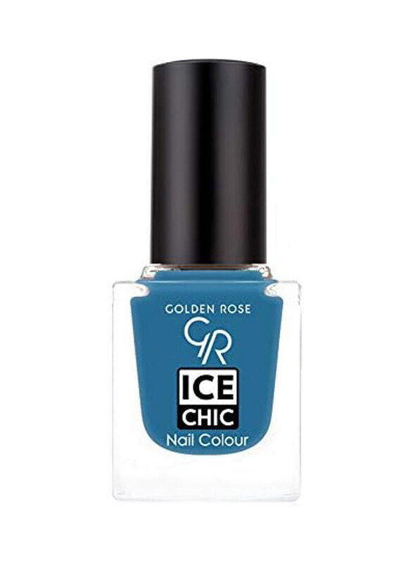 

Golden Rose Ice Chic Nail Polish, No. 125, Blue