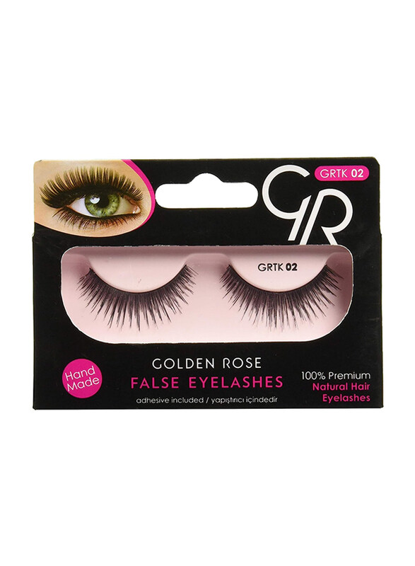 

Golden Rose False Eyelashes, No. 02, Black