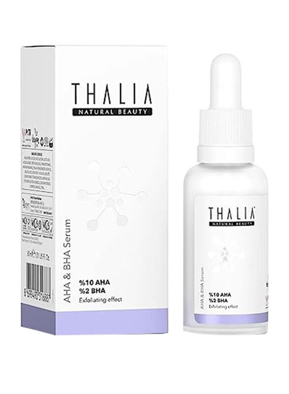 

Thalia 10% AHA + 2% BHA Revitalizing Skin Tone Leveling Face Peeling Serum, 30ml