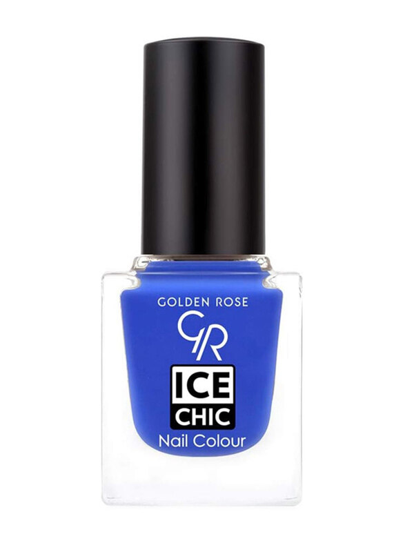 

Golden Rose Ice Chic Nail Polish, No. 76, Blue