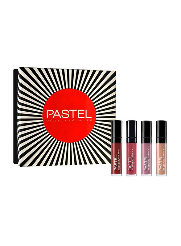 

Pastel Daylong Kissproof Matte Liquid Lipstick, 4 Piece, Multicolour
