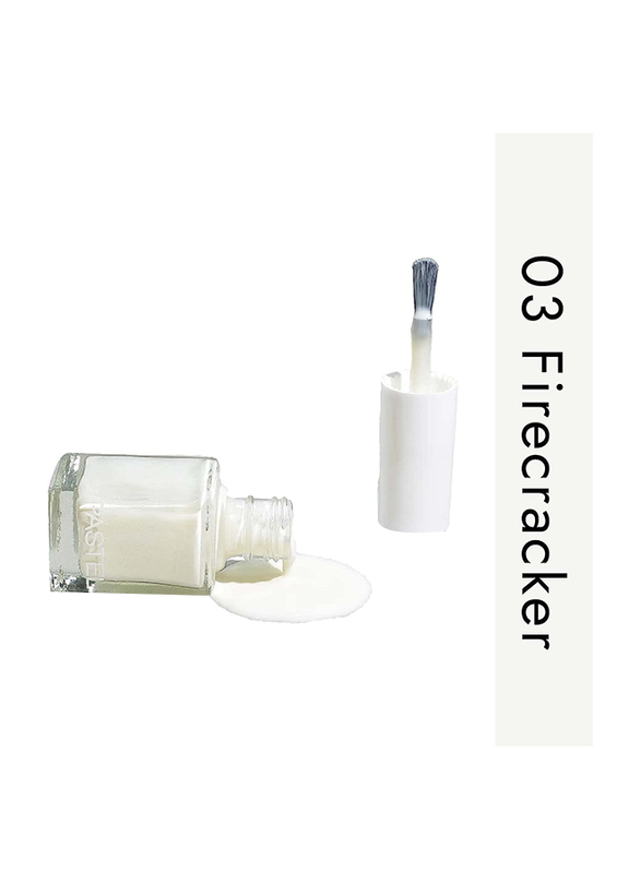 Pastel  Nail Polish, 13ml, 03 Firecracker, White