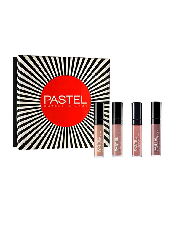 

Pastel Matte Liquid lipstick Daylong Kissproof (Set Nude Series), Multicolour