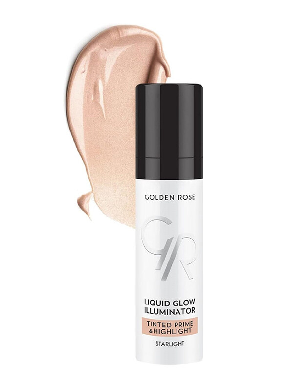 

Golden Rose Makeup Liquid Glow Illuminator Tinted Prime & Highlight, Beige