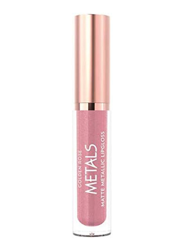 

Golden Rose Metals Matte Metallic Lip Gloss, No. 052, Pink