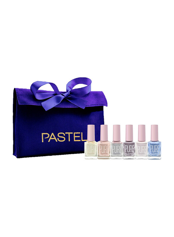 

Pastel 6-Piece Gel Nail Polish, 13ml, Hazy Day Series1, Clear