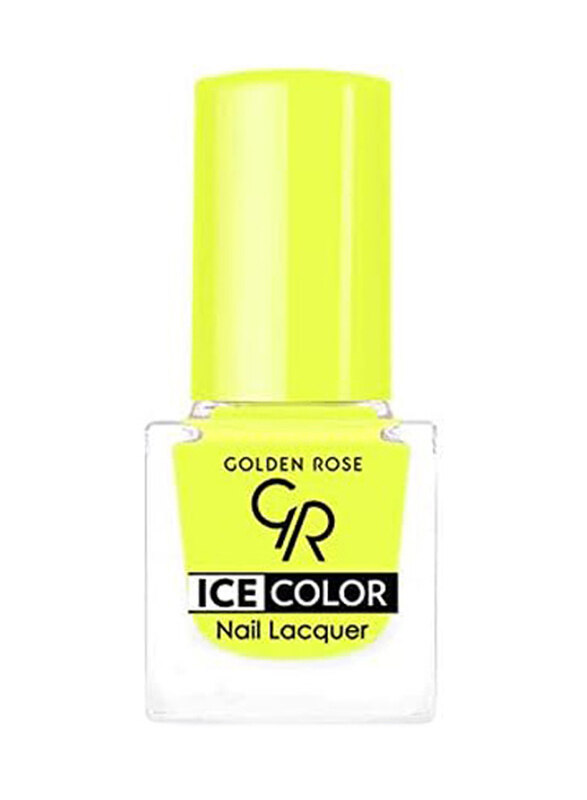 

Golden Rose Ice Color Nail Polish, No. 203, Neon Yellow