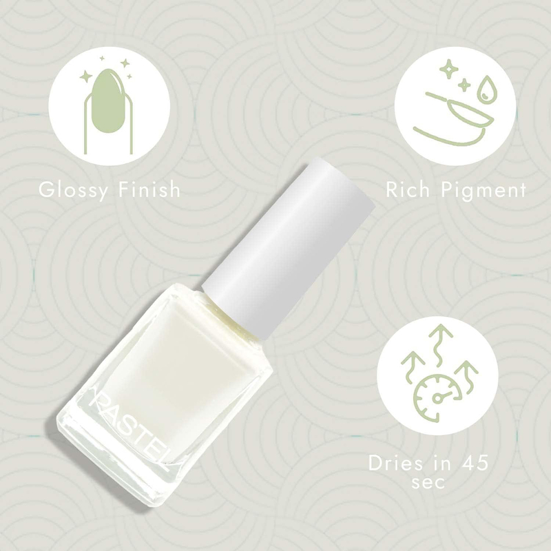 Pastel  Nail Polish, 13ml, 03 Firecracker, White