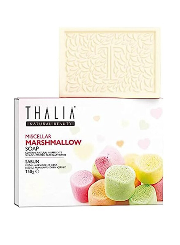 

Thalia Acne & Pimple Prevention Micellar Marshmallow Natural Solid Soap, 2 x 75 gm