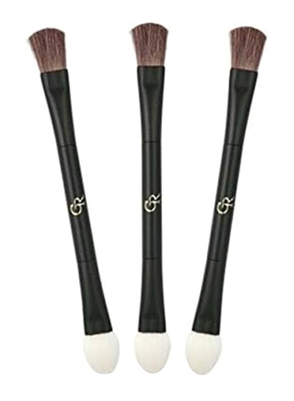 

Golden Rose Doubleended Eyeshadow Brush, Black