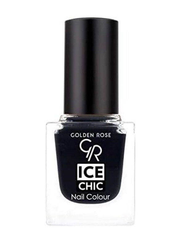 

Golden Rose Ice Chic Nail Polish, No. 68, Black