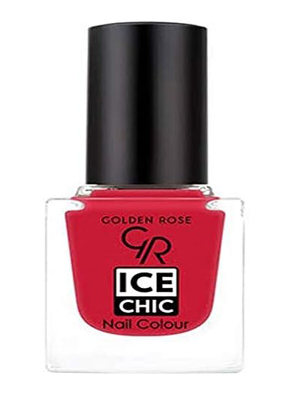 

Golden Rose Ice Chic Nail Polish, No. 114, Red