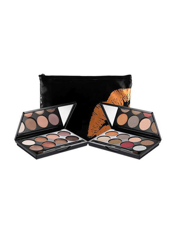 

Pastel 2-Piece Makeup Eye shadow Palette Gift Set, Multicolour