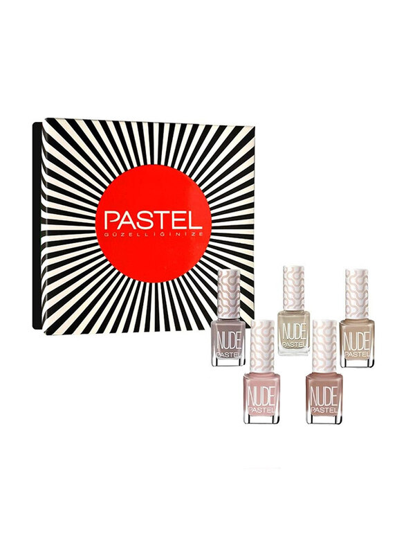 

Pastel Nude Nail Polish Set 5 Pieces, Multicolour