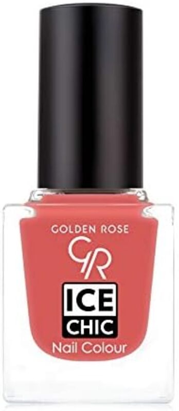 

Golden Rose Ice Chic Nail Polish, No. 122, Orange