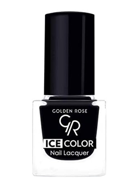 

Golden Rose Ice Color Nail Polish, No. 162, Black