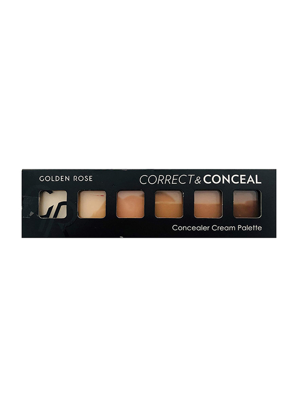 Golden Rose Concealer Cream Palette, No. 02, Beige