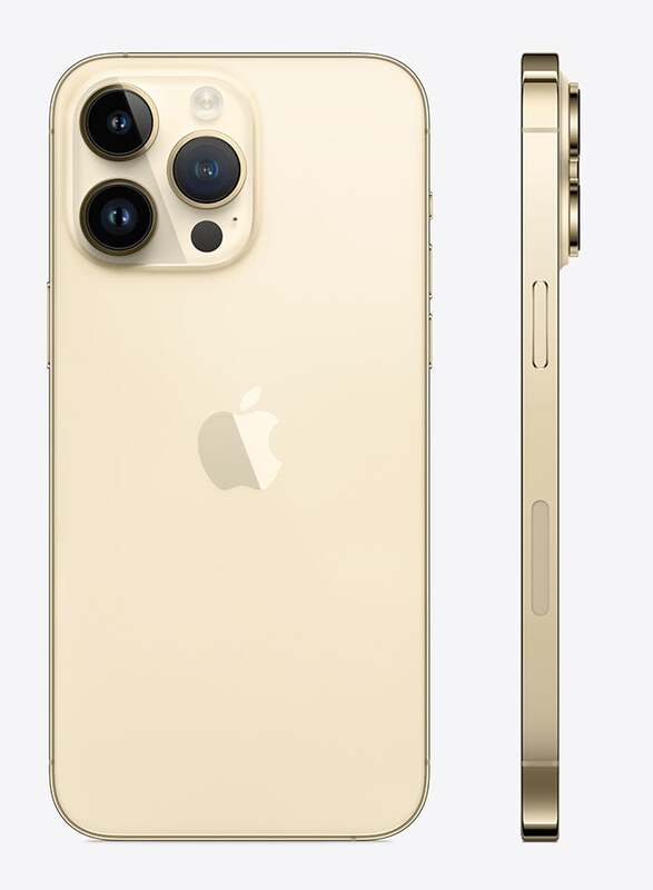 Apple iPhone 14 Pro 128GB Gold, With FaceTime, 6GB RAM, 5G, Dual Sim Smartphone, Middle East Version