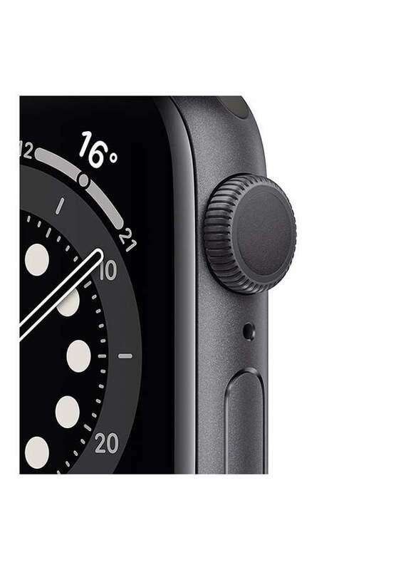 Apple Watch SE 1st Gen 44mm Smartwatch, GPS, Space Grey Aluminum Case With Midnight Sport Band