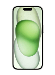 Apple iPhone 15 256GB Green, With FaceTime, 6GB RAM, 5G, Single SIM Smartphone, Middle East Version